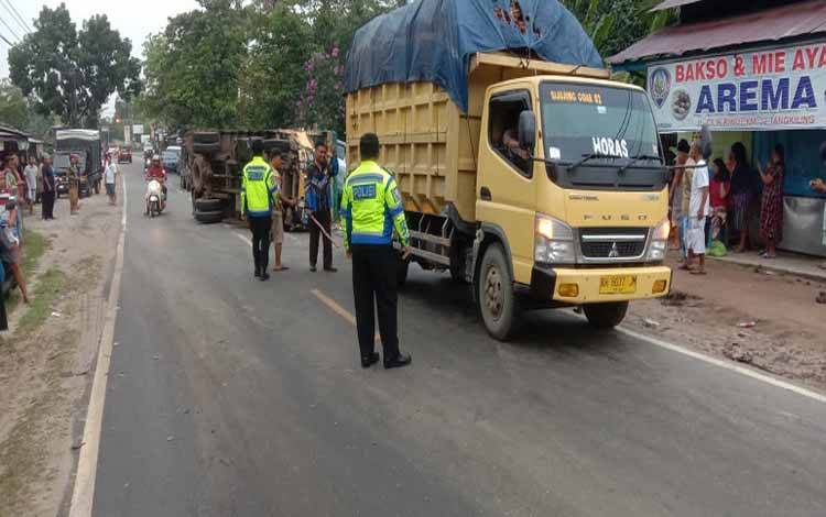 Tabrakan Beruntun di Tangkiling, 3 Luka - Luka dan 1 Orang Meninggal
