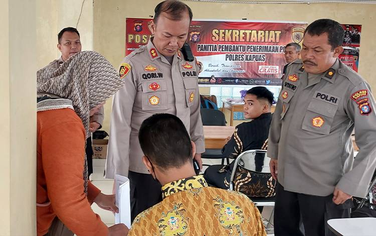 Polres Kapuas Sediakan Sekretariat Panitia Pembantu Penerimaan Polri