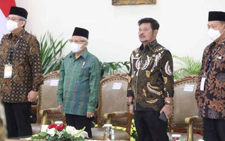Wakil Presiden Dorong Pengusaha Kelapa Sawit Kuatkan Program Peremajaan Sawit Rakyat