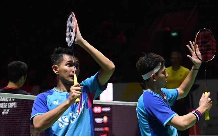 Fajar/Rian Rebut Kemenangan Babak Pertama All England dari Kang/Seo