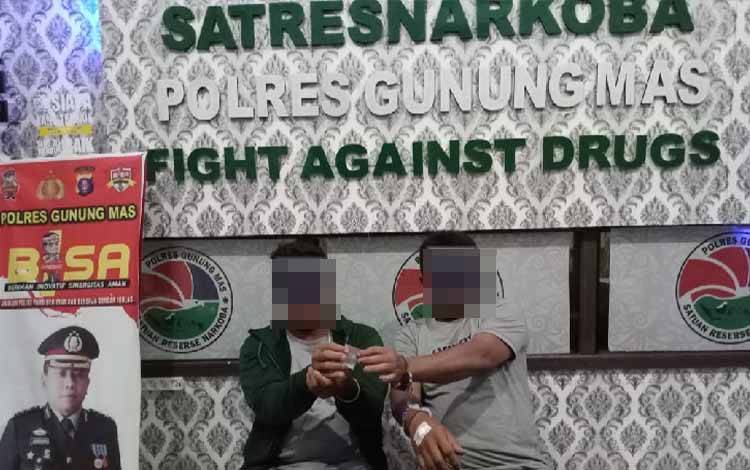 Dua Terduga Budak Sabu di Gunung Mas Ditangkap Polisi