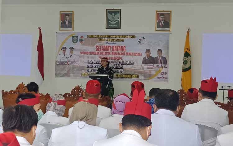 RSUD dr. Murjani Kedatangan Tim Surveyor Akreditasi Paripurna
