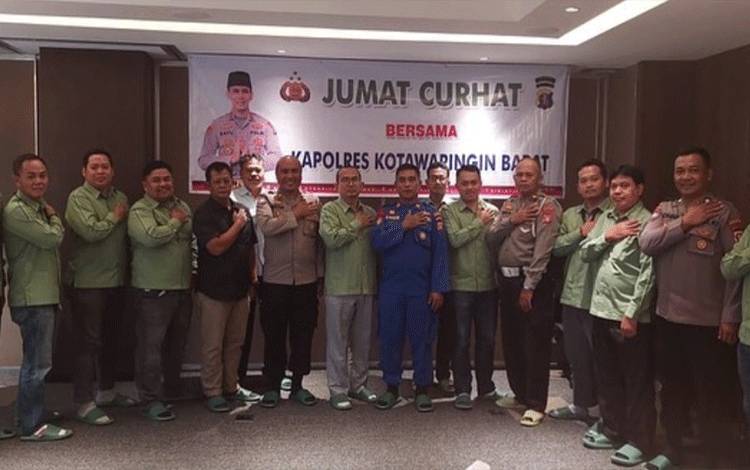 Jumat Curhat Polres Kobar Bersama CBI Group