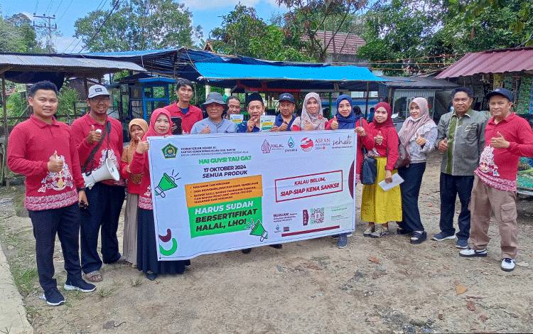 Kemenag Barito Timur Kampanye Sertifikasi Halal ke Pelaku Usaha Makanan dan Minuman