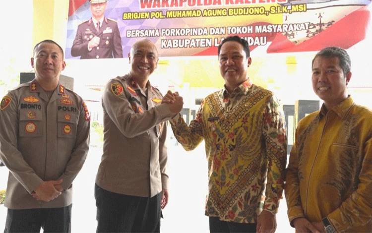 Jalin Sinergitas, Wakapolda Kalteng Kunker ke Lamandau