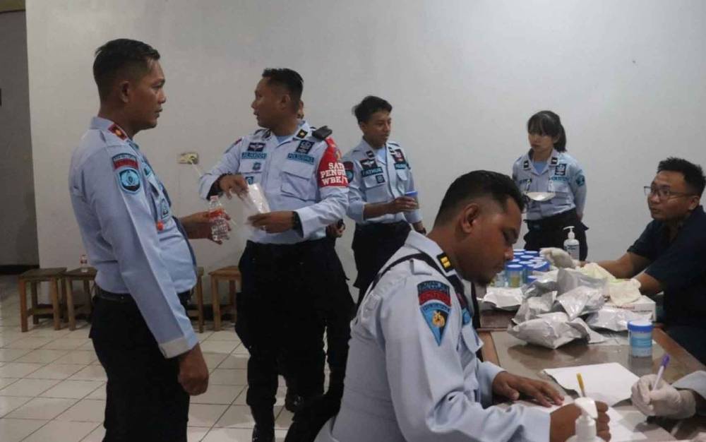 Pegawai dan WBP Rutan Kapuas di Tes Urine, Ini Hasilnya