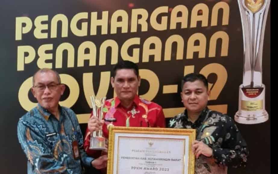 Kinerja Terbaik Penangan Covid-19, Pemkab Kobar Raih PPKM Award dari Pemerintah Pusat