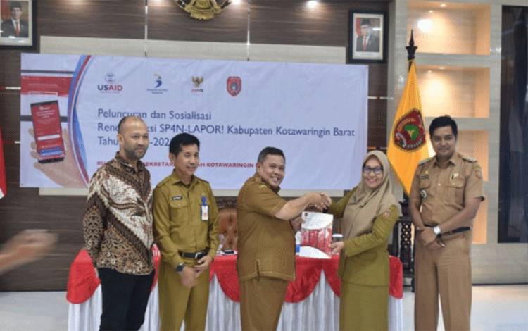 Pemkab Kobar Luncurkan Rencana Aksi SP4N-LAPOR