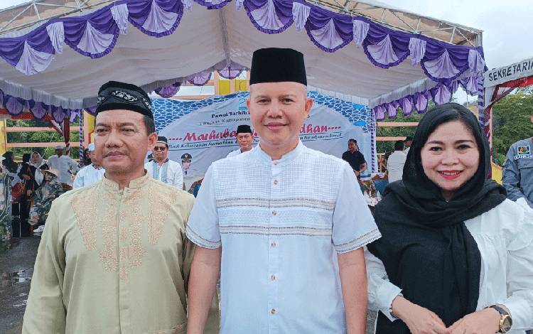 Pesan Bupati Gunung Mas kepada Atlet Pencak Silat Porprov 2023