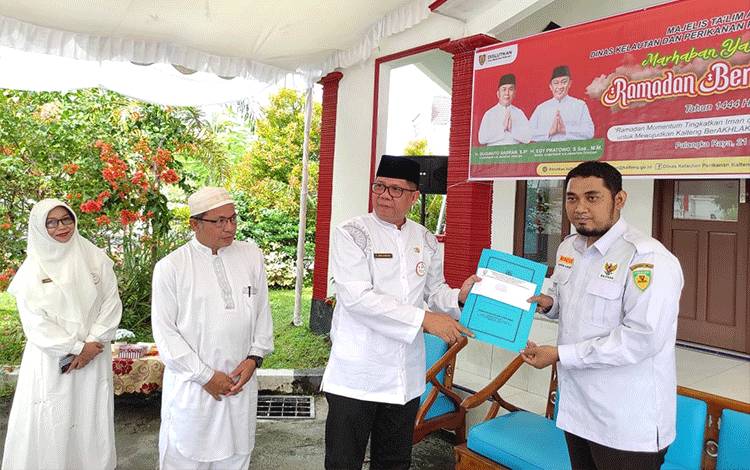 Dislutkan Kalteng Serahkan ZIS ke Baznas Kalteng