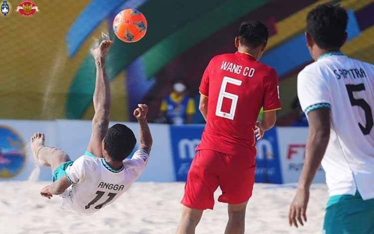 Indonesia Kalah 4-5 dari China pada Laga Terakhir Sepak Bola Pantai