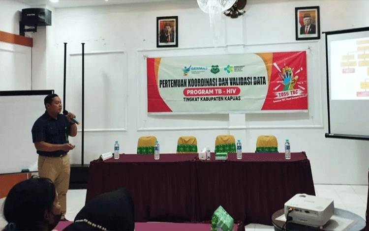 Dinkes Kapuas Koordinasi dan Validasi Data Program TB HIV, ini Tujuannya