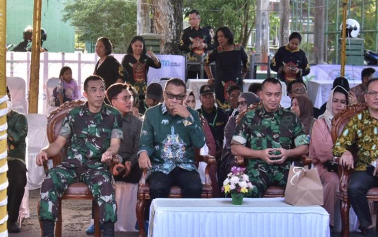 Kodim Palangka Raya Bantu Keamanan dan Ketertiban Pasar Ramadan