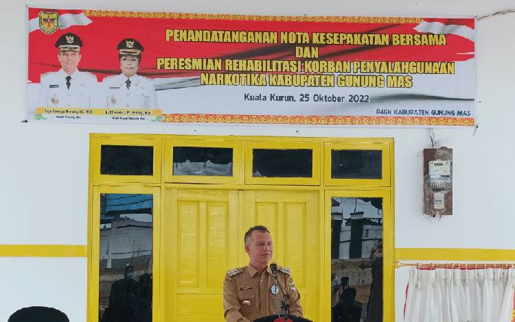 Bupati Gunung Mas Minta Masyarakat Hindari Narkoba