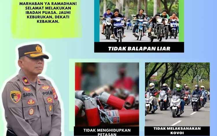 Polsek Pahandut Imbau Jaga Kambtibmas Selama Ramadan