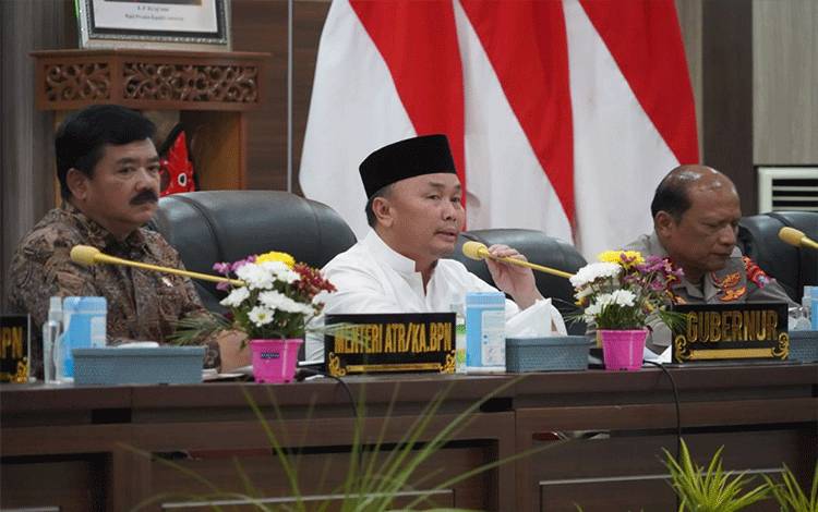 Gubernur Kalteng Tekankan Pentingnya Meminimalisasi Sengketa Tanah