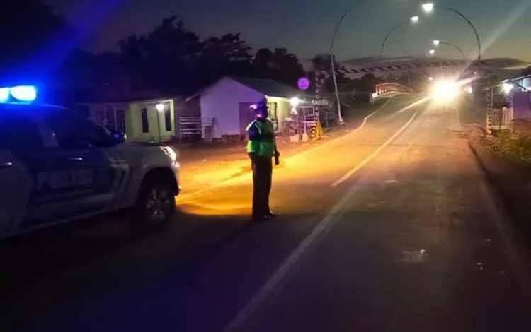 Satlantas Polres Kapuas Tingkatkan Patroli Malam Hari Sasar Lokasi Rawan Laka
