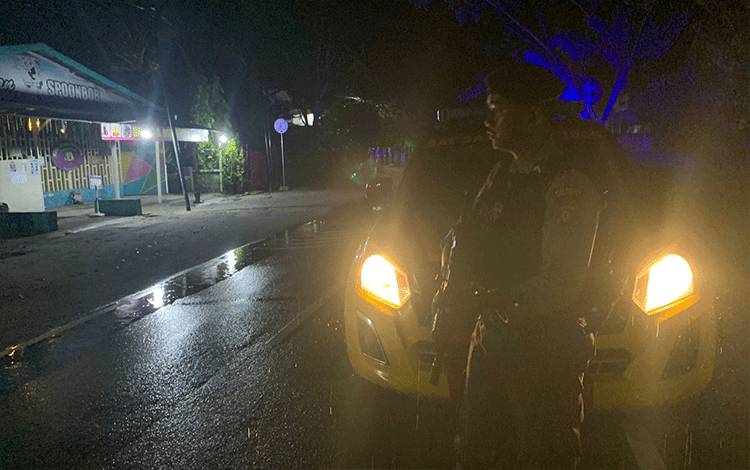 Sat Samapta Polresta Palangka Raya Lakukan Patroli Blue Light