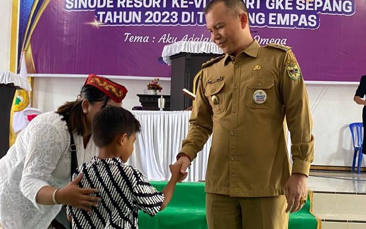 Bupati Gunung Mas Apresiasi Angka Stunting di Mihing Raya Turun
