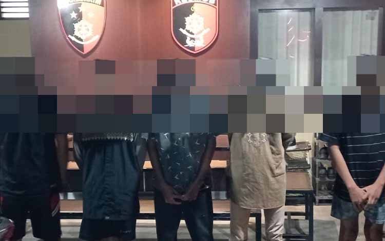Polresta Palangka Raya Amankan 5 Remaja Diduga Hendak Tawuran