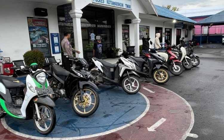 Satlantas Polres Kotim Amankan 10 Kendaraan Balap Liar