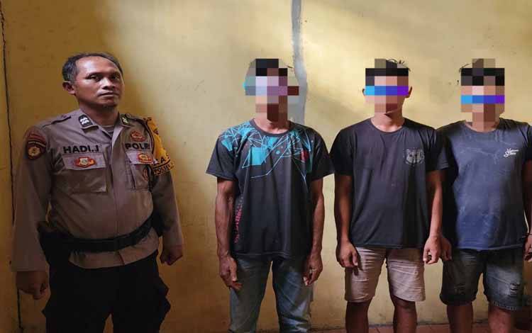 Polsek Kapuas Timur Amankan 3 Pelaku Kasus Pengeroyokan