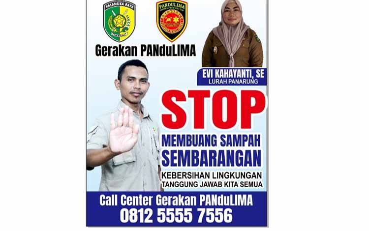 Lurah Panarung: Setop Membuang Sampah Sembarangan