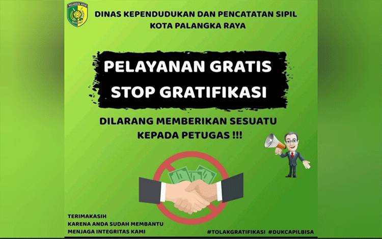 Layanan Adminduk Kota Palangka Raya Gratis