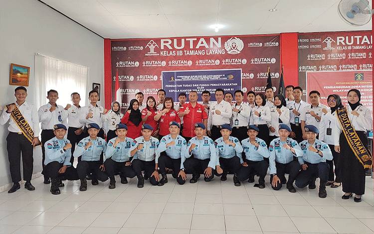 Kakanwil Kemenkumham Kalteng Kunjungan Kerja ke Rutan Tamiang Layang