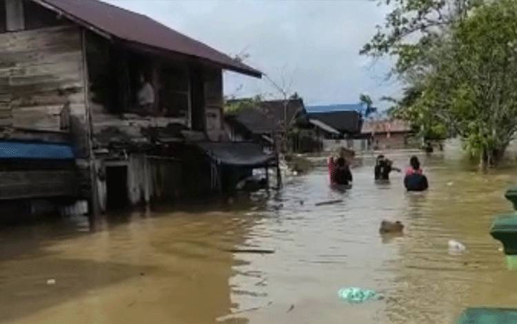 Ribuan Rumah di 7 Desa Kecamatan Kapuas Tengah Terendam Banjir