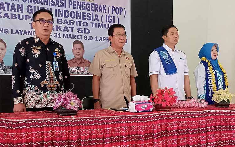 Sekda Barito Timur Buka Penguatan Guru dan Kepala Sekolah Ikatan Guru Indonesia