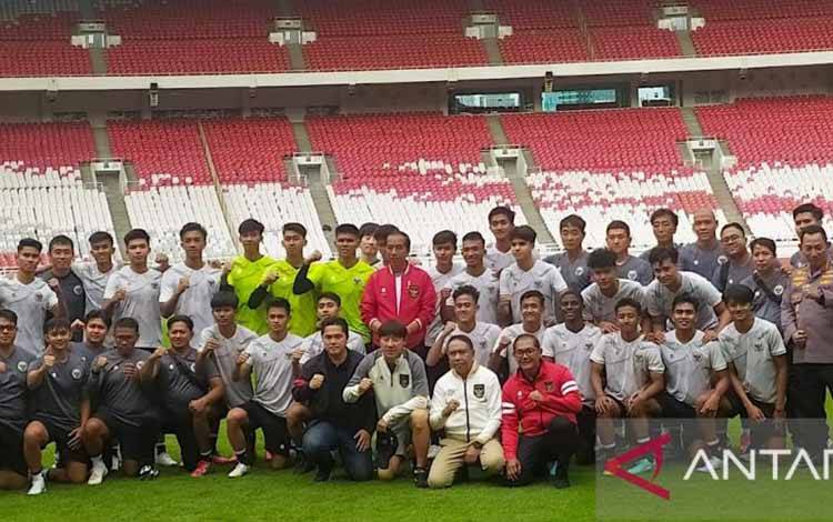 Presiden Jokowi Minta Pemain Timnas U-20 Tidak Patah Semangat