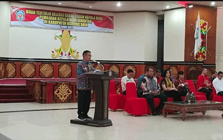 33 Peserta Calon Kades di Mura Ikut Seleksi Tertulis