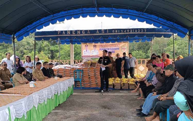 Pemkab Gunung Mas Gelar Pasar Murah untuk Bantu Masyarakat