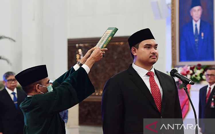 Dito Ariotedjo jadi Menpora Termuda ketiga dalam Sejarah Indonesia