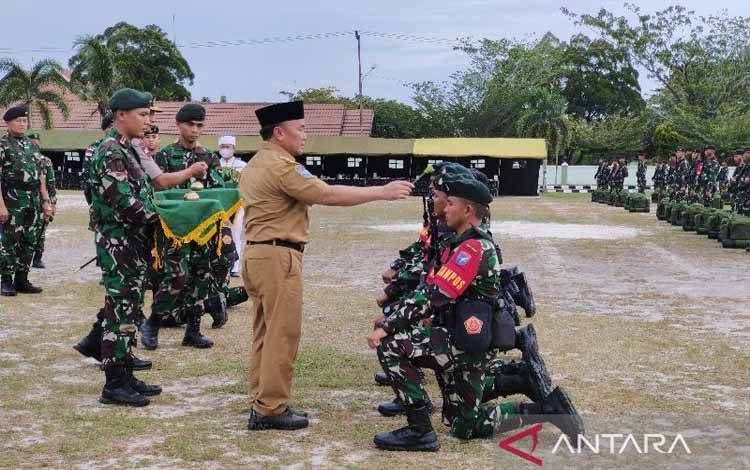 Gubernur Kalteng Minta Prajurit TNI Menerapkan Falsafah Huma Betang