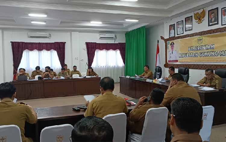 Pemkab Gunung Mas Gelar Rapat Koordinasi MCP