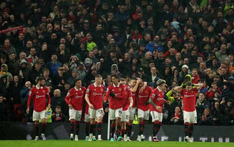 Gol Tunggal Rashford Bawa Manchester United Menang atas Brentford
