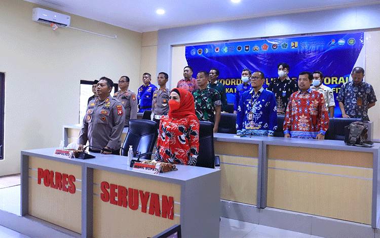 Wakil Bupati Seruyan Ikuti Rakor Lintas Sektoral Persiapan Pengamanan Idul Fitri