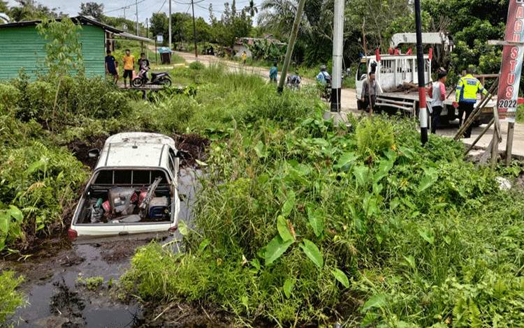 Mitsubishi Triton Masuk Parit, Kanit Gakkum: Disebabkan Micro Sleep