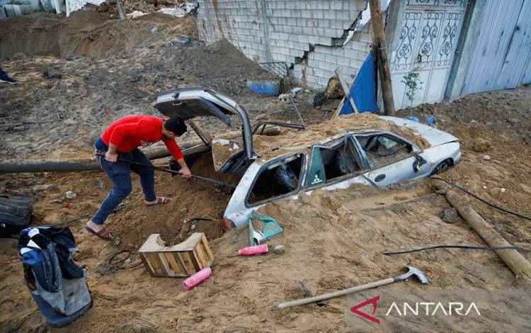 Infrastruktur di Gaza Hancur Akibat Serangan Israel