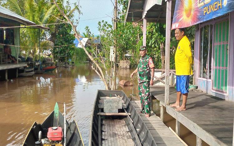 Ketinggian Banjir di Kelurahan Kameloh Baru Capai 160 Centimeter