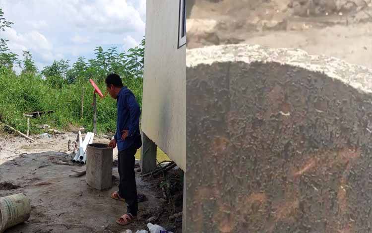 Sempat Muncul Semburan Lumpur di Sumur Bor Warga Kapuas, Kini Malah Muncul Semburan Diduga Gas