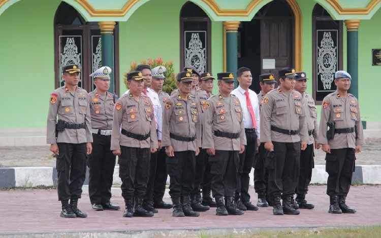 Kapolres Gunung Mas Minta Personel Deteksi Dini dalam Pengamanan Paskah