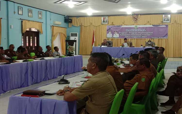 Bupati Sukamara Ingatkan untuk Selalu Koordinasi Setiap Mengambil Keputusan