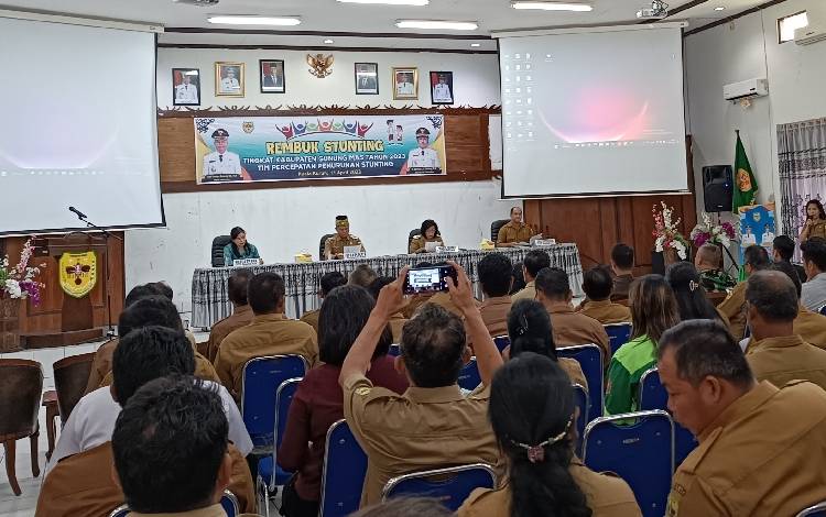 Pemkab Gunung Mas Gelar Aksi 3 Rembuk Stunting
