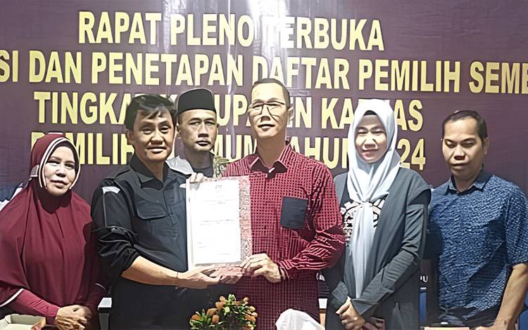 Segini Jumlah Daftar Pemilih Sementara yang Ditetapkan di Kapuas untuk Pemilu 2024