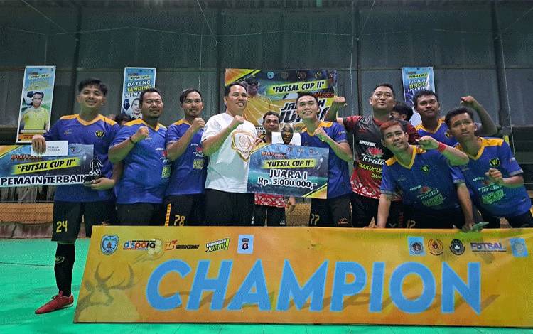 Warrior FC Juara Futsal Cup II PWI Lamandau