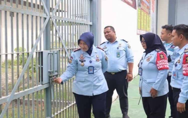 Lapas Perempuan Kelas IIA Palangka Raya Lakukan Pengecekan, Sarpras Keaman Lapas