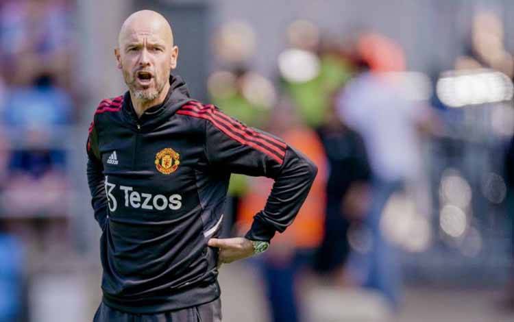 Manajer Manchester United Erik ten Hag (AFP/STIAN LYSBERG SOLUM)